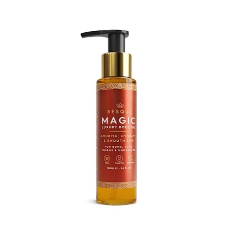 Ny Magic Body Oil, 100 ml, Body Oil til kvinder efter bad, Fugtgivende behandling til hele kroppen, Opstrammende, Udglattende, Luksus Spa Gave - 2 pak