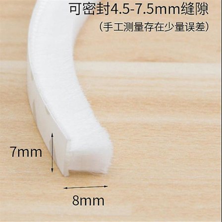 10m børstelist selvklebende dør vindustetning list dør vindus vindtett støvlydisolering list pakning hjem