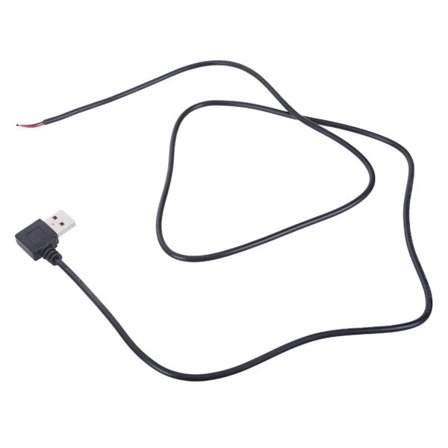 Virtalähdekaapeli 22AWG USB-uros latausjohto USB-avopäinen kaapeli