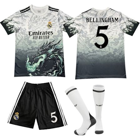 2025 Real Madrid Special Edition Børnefodboldtrøje Nr. 5 Bellingham