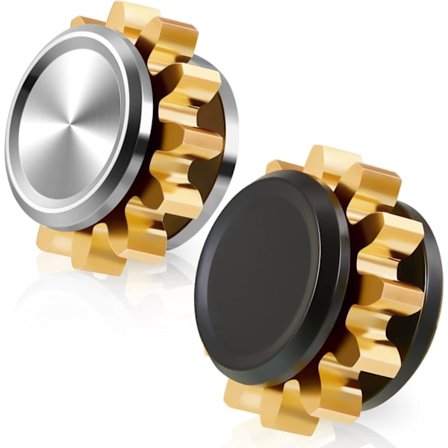 2 stycken kopparväxel metallspinnleksak liten fidgetleksak solid met