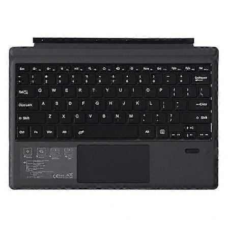 1089a Yhteensopiva Microsoft Surface Pro 3 / 4 / 5 / 6 / 7 Laptop Magneettinen Adsorptio Bluetooth Langaton Näppäimistö Kosketuslevyllä