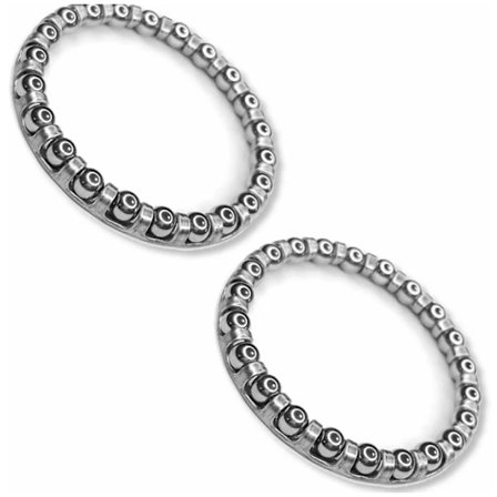 2x Kullagerkulhållare Cykel Stål 27mm 37mm 4mm Universell Styrning Cykel DIY