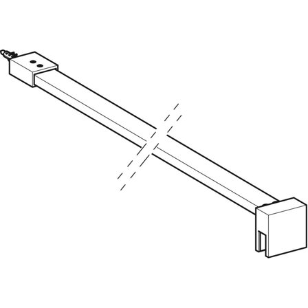 Contura 560.820.00.2 Stag 1200 mm Krom, Baderom