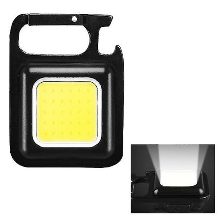 USB Uppladdningsbar Ficklampa LED Arbetslampa Bärbar Mini Ficklampa Nyckelring Ljus Högeffekts Ficklampa Lykta