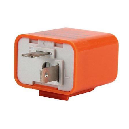 12V 2-pins Justerbar Frekvens LED Blinklys Relé Svingsignalindikatorstyring For Motorsykkel Motorbike Fiks