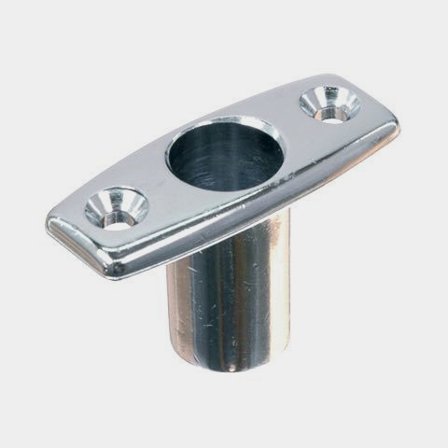 Kapellbeslag RF för nedfällning i rostfritt stål till båtkapell, passar kapellrör Ø 18,5 mm, hållbar marin design