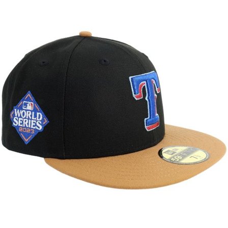 New Era - MLB Svart fitted Keps - "Hatstore Exclusive x Texas Rangers 59FIFTY World Series Black/Brown Fitted " @ Hatstore