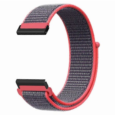 24mm Nylon Sport Loop -kellon rannekkeet Suunto Spartan Sport Wrist HR Baro / Suunto 7 -kelloon