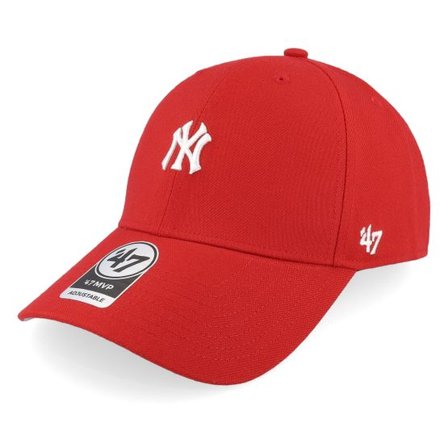 47 Brand - MLB Röd adjustable Keps - New York Yankees MLB Base Runner Mvp Red Adjustable @ Hatstore