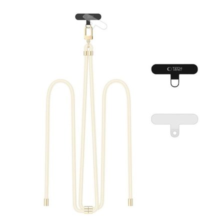 Tech-Protect C7S rep korsbandsrem koppel - Beige