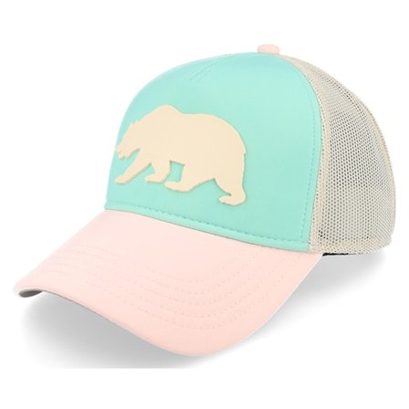 American Needle - Blå trucker Caps - Cali Riptide Valin Ivory Seafoam Blush Trucker @ Hatstore