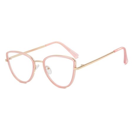 Anti-Blue Light Glasses Oversized Eyeglasses PINK