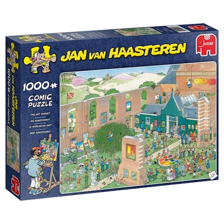 Jan Van Haasteren The Art Market Pussel 1000 bitar 20022