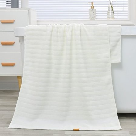 Håndkle Badehåndkle HVIT 140X70CM