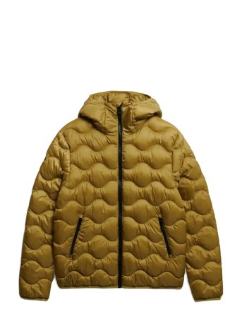 Superdry Sport | Hooded Quilted Wave Padded Jkt | S