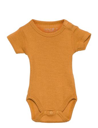 Bet - Bodystocking S/S Bodies Base Layers Orange Hust & Claire