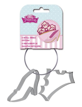 Disney Princess Bakery Set Of 2 Metal Cookie Cutters Home Meal Time Baking & Cooking Cookie Cutters Multi/mønstret Princesses