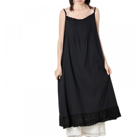 Fickor Rygglös För Strandklänningar Vackra Klänningar(Svart)