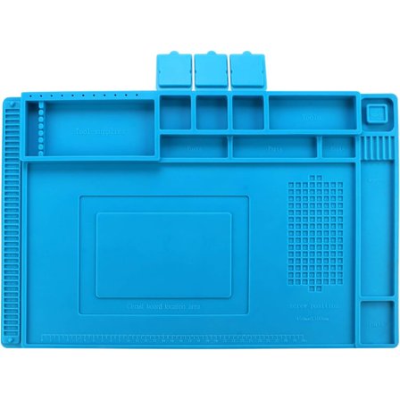 Silikonarbetsmatta Värmebeständig 500°C, Halksäker, Tvättad, Ej D