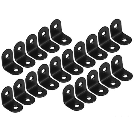 Svart hylle veggmontert brakett, sammenleggbar stativstøtte skillevegg, nettbrettstativ, 2 stk (størrelse: 200 mm)