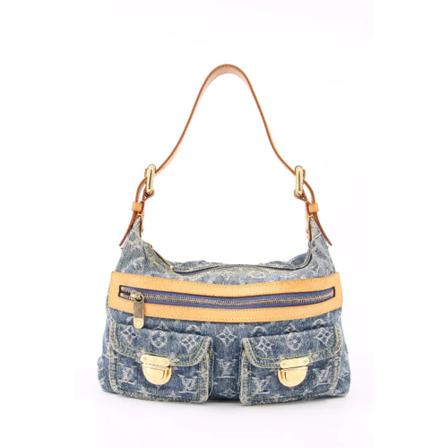 Louis Vuitton Vintage, Pre-owned Canvas louis-vuitton-bags Blauw, Dames, Maat:ONE Size
