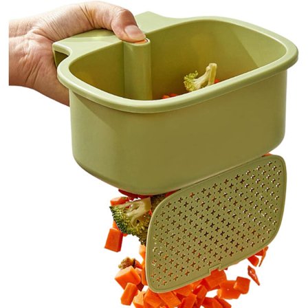 Vaskesi kurv - Afløbssi til madrester | Hængende afløbskurv til brusebad, vask, lejlighed, bordplade