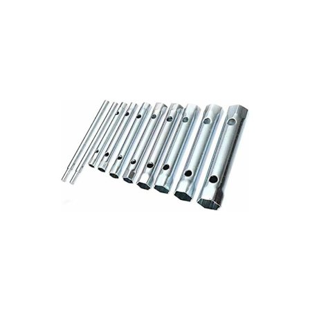 10-osainen putkihylsyavainsarja, putkimiehen työkalusarja, putki- ja sytytystulpan avain