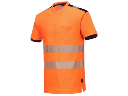 PORTWEST T-shirt varsel PW T181 kl2 orange 3XL - Lyreco - Arbetskläder - Varselkläder - Varselt-shirts