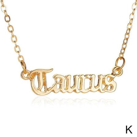 Stjärntecken Horoskop Astrologi Brev Födelsetecken Kedja Halsband X