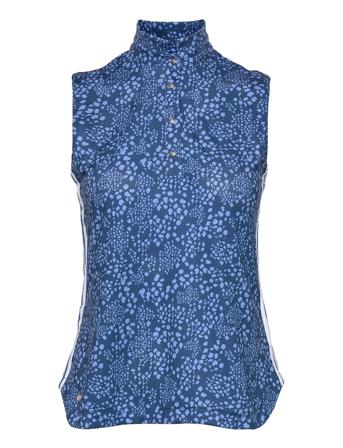 Coral Sl Polo Shirt Blue Daily Sports