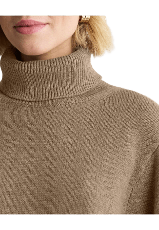 Newhouse Polotröja Alva Tröjor Dam Beige MEDIUM