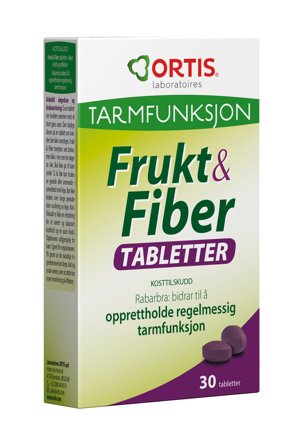 Frukt & fiber tab, Tablett