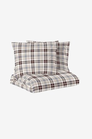 Redlunds - Trysil flanell 3-d sengetøy - Blå - Sengesett - 220X210 - Fra Homeroom