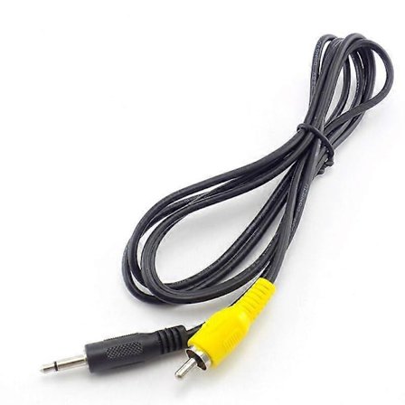 1,5M 3,5mm Mono Til RCA Han Kabel AV Audio Video Ledningsadapter Kompatibel med Computer Laptop MP3/MP4