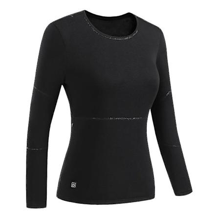 Vinter Termisk Opvarmet Jakke 28 Områder Vandretøj Ski Dragter Opvarmet Tøj Opvarmet Underundertøj-Xin Women black top S