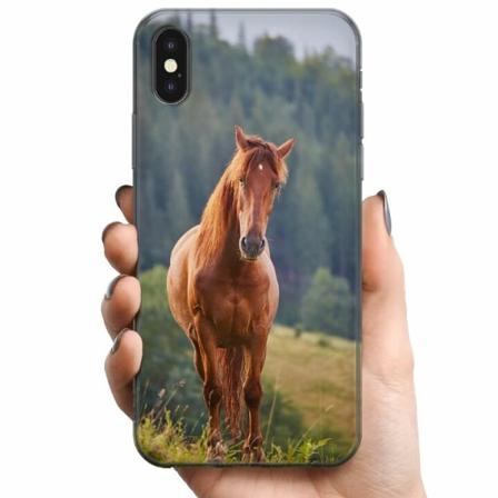 Apple Iphone X Tpu Mobilskal Hästar
