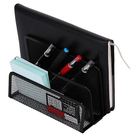 Mesh Metal Brev- og Dokumentorganisator Opbevaring Sort