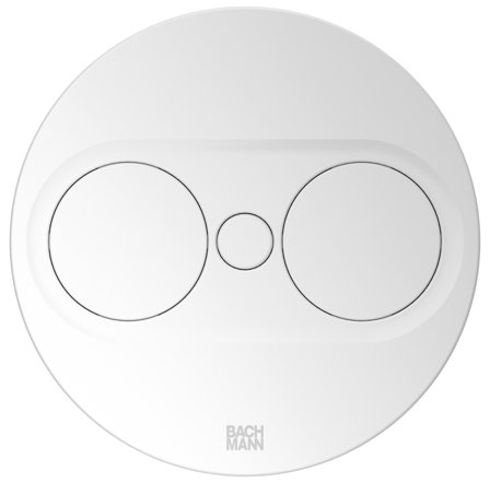 Rutab 946.200 Eluttag rund, avtagbart lock Mattvit, Strömbrytare & vägguttag