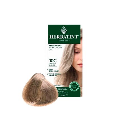 Herbatint Hårfarve 10C Swedish Blonde, Hår, Hårfarve, Permanent Hårfarve