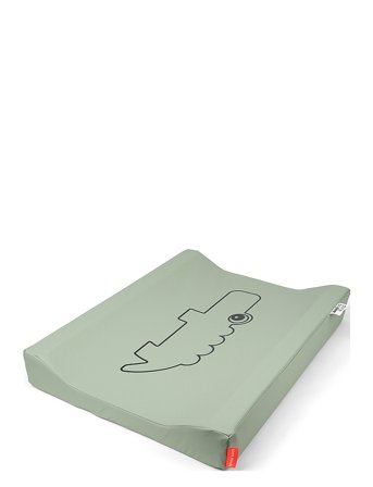 Done by Deer Changing Pad Easy Wipe Croco Green - Green - 50X 65X 10CM