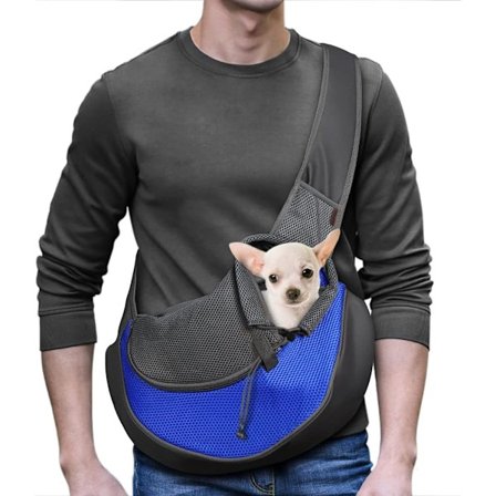 Bæresele til kæledyrshunde, åndbar mesh, rejse sikker bæresele til hunde og katte