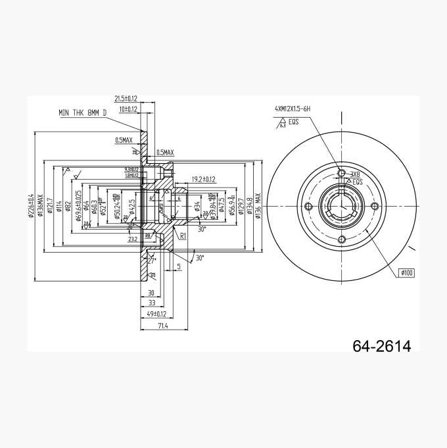 Biltema - BREMSESKIVE