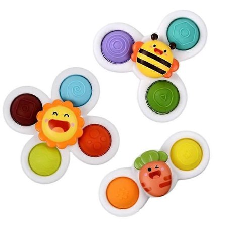 3 st/set Fidget Finger Hand Spinner Sugpropp Spinner Topp Leksak Babyleksaker[D]