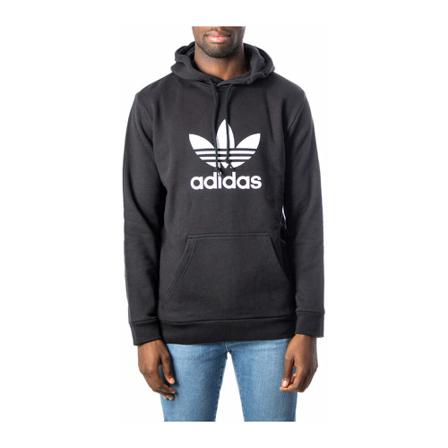 Adidas, Sweatshirt Czarny, Mężczyzna, Rozmiar: S