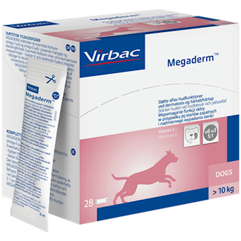 Virbac - Megaderm 8 ml x 28 stk over 10 kg - Hund - Hundepleie & kosttilskudd - Kosttilskudd & hundevitaminer - ZOO.no