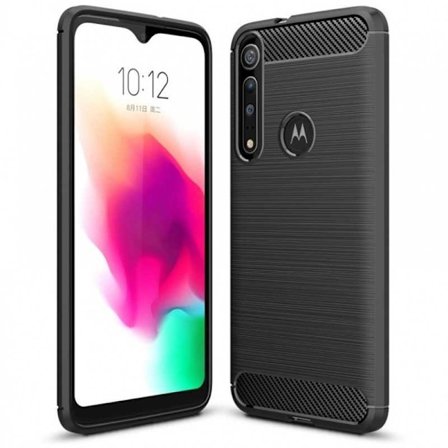 Motorola One Macro Iskunkestävä SlimCarbon -kotelo