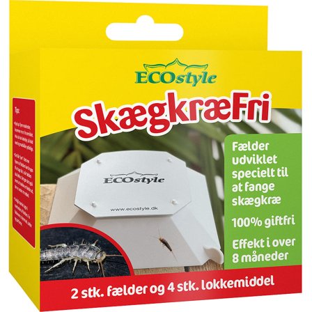 ECOstyle SkægkræFri Fælde 2 stk, Tøj & Bolig, Skadedyrsbekæmpelse, Sølvfisk