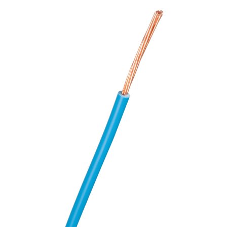 Nexans FQ Easy Installationskabel H07Z1-R, 450/750 V 1x1,5 mm², blå, Anslutningsdon & kablar