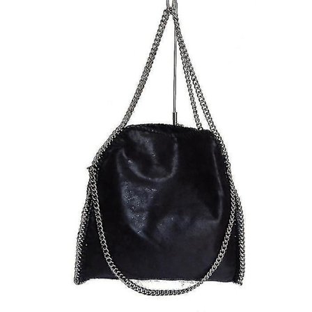 Handbag Supported Shoulder And Hand With Stella Mccartney Style Chain (black) ...